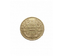 Pièce 20 Francs Napoléon III 1860