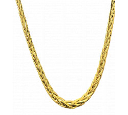 Collier Maille Palmier Or Jaune