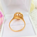 Bague Perle Oxydes Or jaune