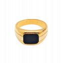 Bague Chevalière Onyx Or jaune