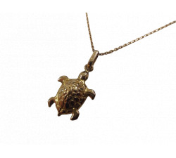 Collier Or Tortue