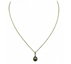 Collier Chaine + Pendentif Perle de Tahiti