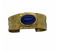 Chevalière Or avec Lapis Lazuli