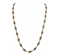 Collier Or Maille Filigrane