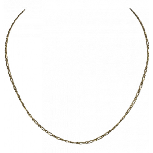 Collier Or Jaune Maille Figaro