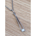 Collier Or avec Diamant de 0.15ct