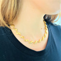 Collier maille Fantaisie Or jaune