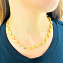 Collier maille Fantaisie Or jaune