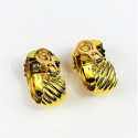 Boucles d'Oreilles Diamants Or jaune