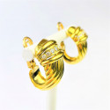 Boucles d'Oreilles Diamants Or jaune