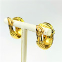 Boucles d'Oreilles Diamants Or jaune