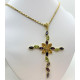 Pendentif Or Jaune avec Pierres Fines