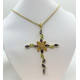 Pendentif Or Jaune avec Pierres Fines