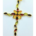 Pendentif Or Jaune avec Pierres Fines