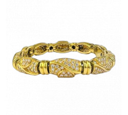 Bracelet articulé Or Jaune avec 240 Diamants