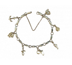 Bracelet Or avec Breloques