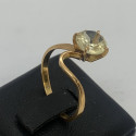 Bague Or avec Citrine