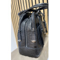 Sac Lancel Adjani Cuir Croco