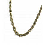 Collier en Or avec maille corde