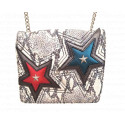 Sac Roberto Cavalli Star Snakeskin Bag