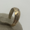 Bague Or Jaune avec Oxydes