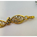 Bracelet Or Jaune Maille Filigrane