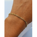 Bracelet Or Maile Grain de Café