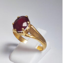 Bague Or avec Rubis 1,5ct