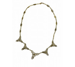 Collier Or Maille Filigrane