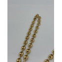 Collier Or Maille Grain de Café