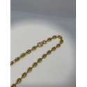 Collier Or Maille Grain de Café