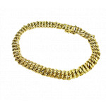 Bracelet Or Jaune Maille Américaine