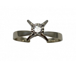 Bague Solitaire 0.10cts