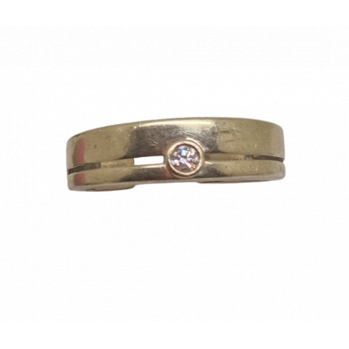 Bague Alliance avec Diamant