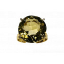 Bague Or et Citrine