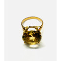 Bague Or et Citrine