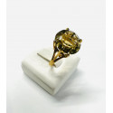 Bague Or et Citrine