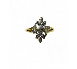 Bague Fleur Diamants