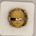 Bague Pièce 1862 20 Fcs Or Napoléon 3