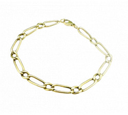 Bracelet Or Maille Figaro