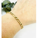 Bracelet Or Maille Figaro