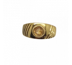 Bague Or avec Citrine