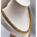 Collier Or Jaune Maille Palmier