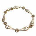 Bracelet Or Maille Filigrane