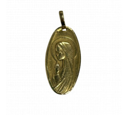 Pendentif Vierge Marie Or Jaune