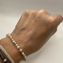 Bracelet Or avec Perles de Culture