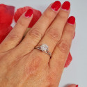 Bague Or avec Diamant Solitaire 0.47ct