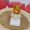 Bague Or avec Citrine