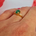 Bague Or avec Emeraude et Diamants