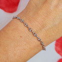 Bracelet Or Maille Grain de Café